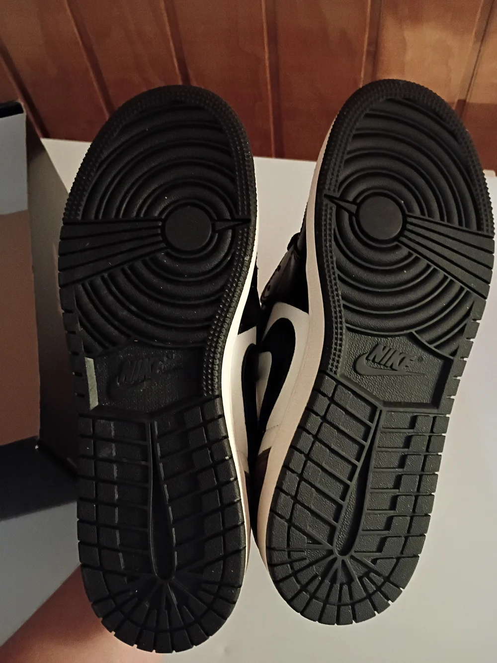 Nike Kids Black and White High-Top Sneakers